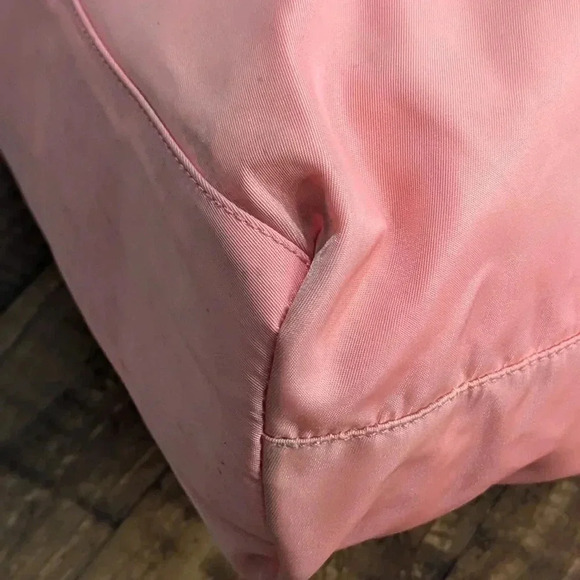 Authentic  Prada nylon Tessuto city shoulder tote bag pink - Picture 6 of 15
